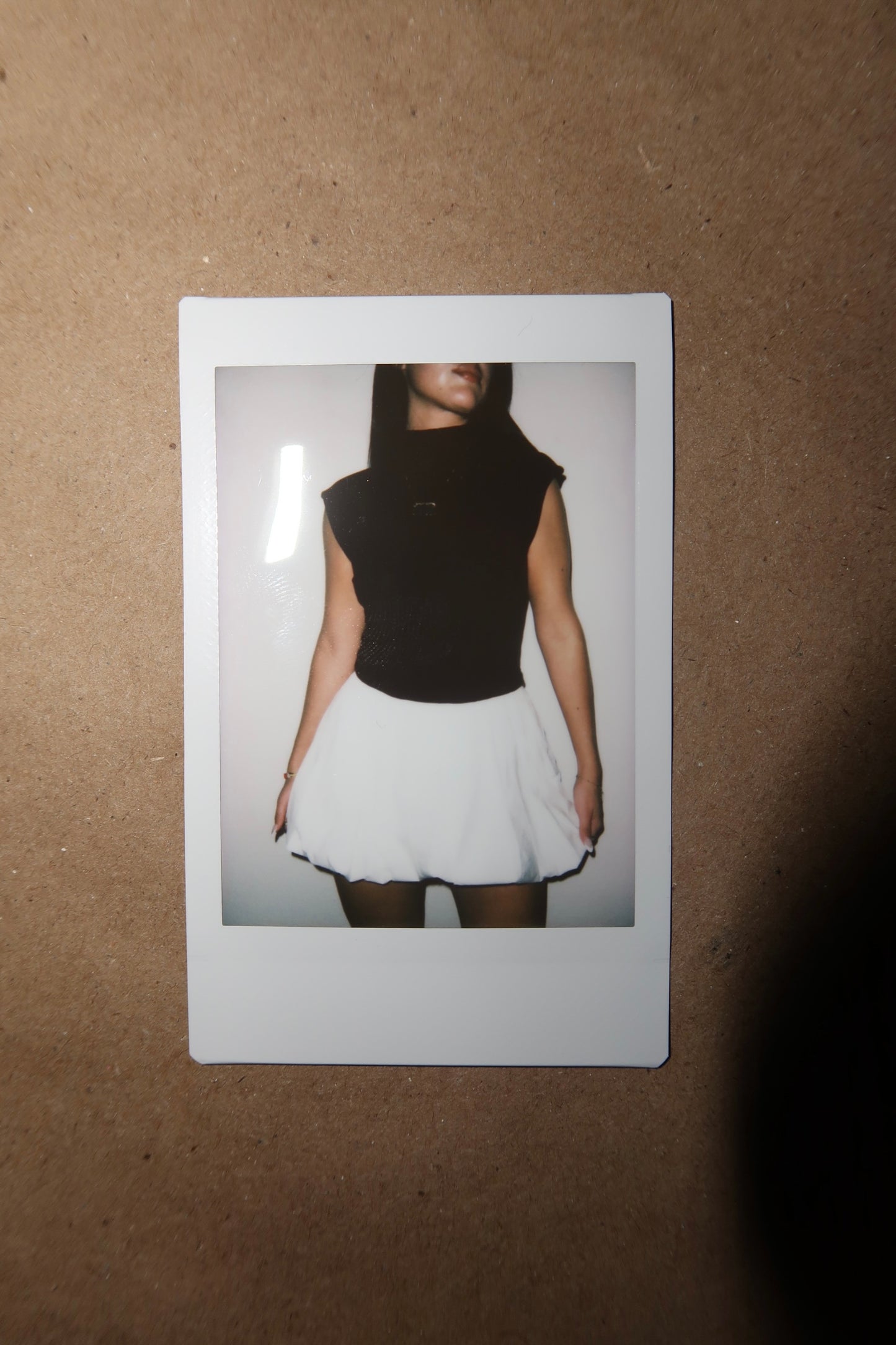 bubble hem mini dress